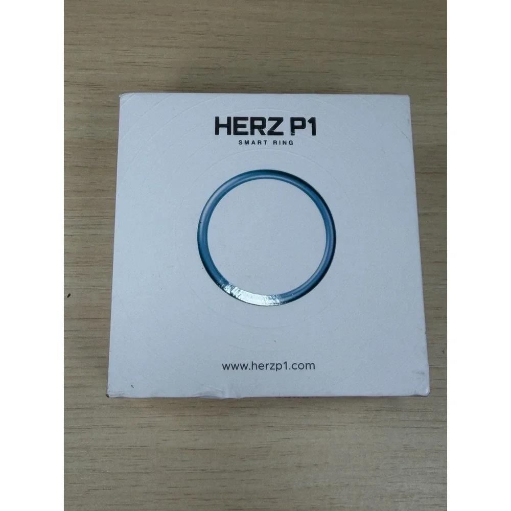 HERZ P1 Smart Ring Stainless Steel Rose Gold 6 Water Resistant Heart Rate Sleep